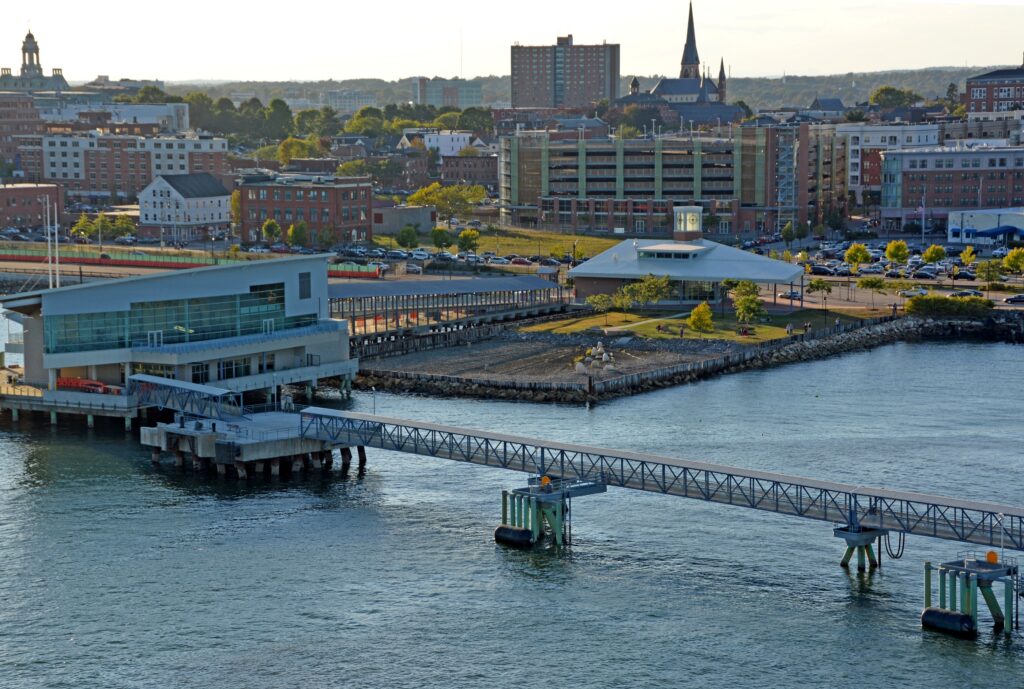 Portland Maine's harbor